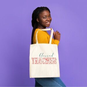 Blessed Teacher Tote Bag